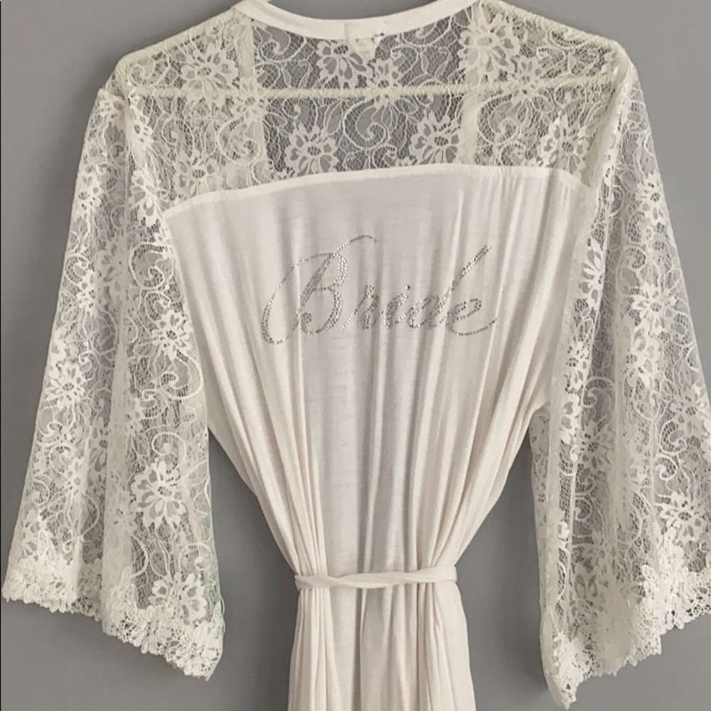 Lace Bride Robe, brand new with tags!